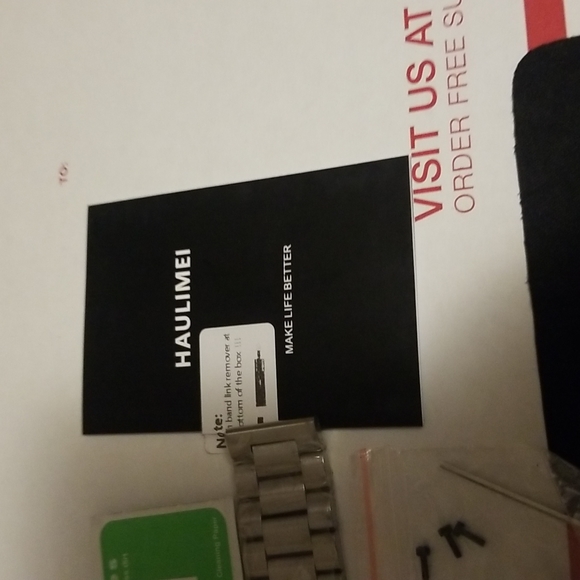 NWT HUALIMEI METAL CASE WITH BAND FOR APPLE WATCH 38MM PROTECTOR TAKEN OUT 4 PIC - Picture 8 of 9